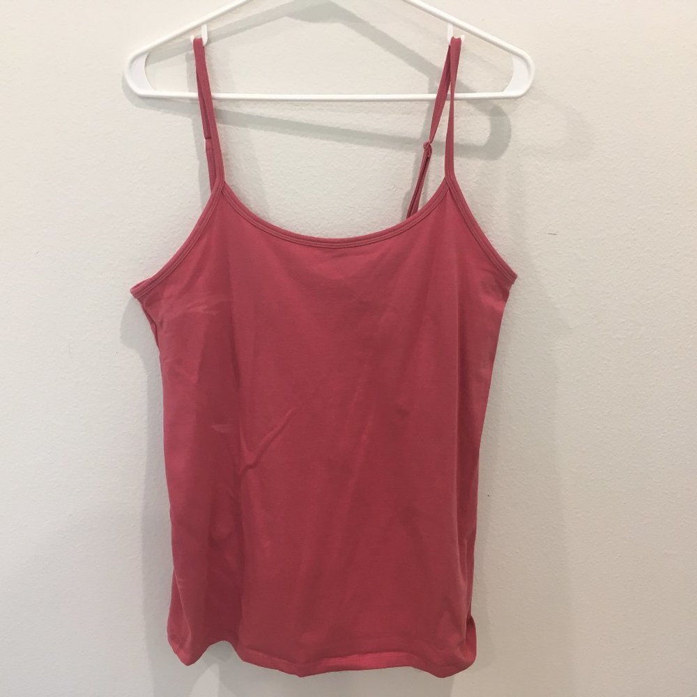 Lane Bryant Pink Adjustable Tank Top Blouse, Size 1